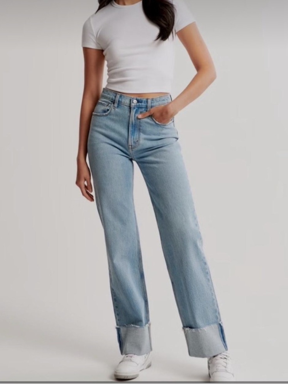 Abercrombie and Fitch The 90’s Relaxed Jean High Rise